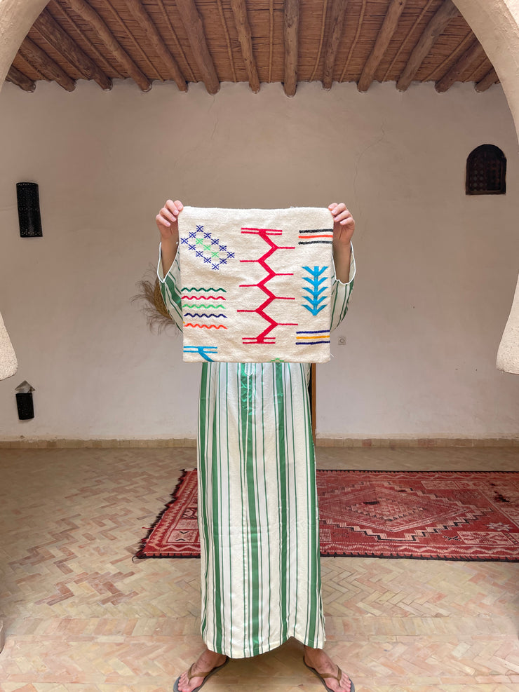 Handgeknüpfter marokkanischer Kissen-Bezug